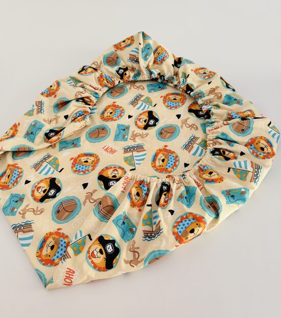 Ūdens necaurlaidīgs palags ar kokvilnas pārklājumu un gumiju- šūpulim